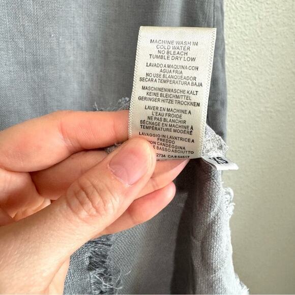 Cloth & Stone Women's XS Grey Casual Sleeveless Dress Boho Minimal Tencel - Picture 7 of 12